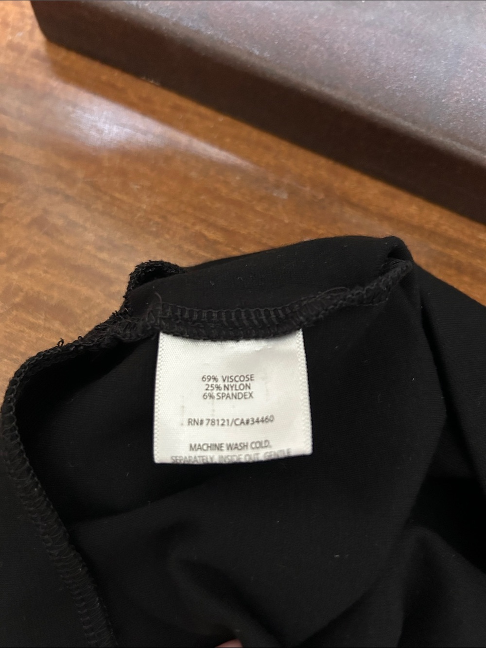 Eileen Fisher Black Wide-Leg Pants Large - Picture 8 of 8